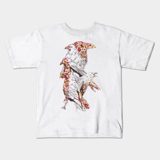 Mandala Crows Kids T-Shirt